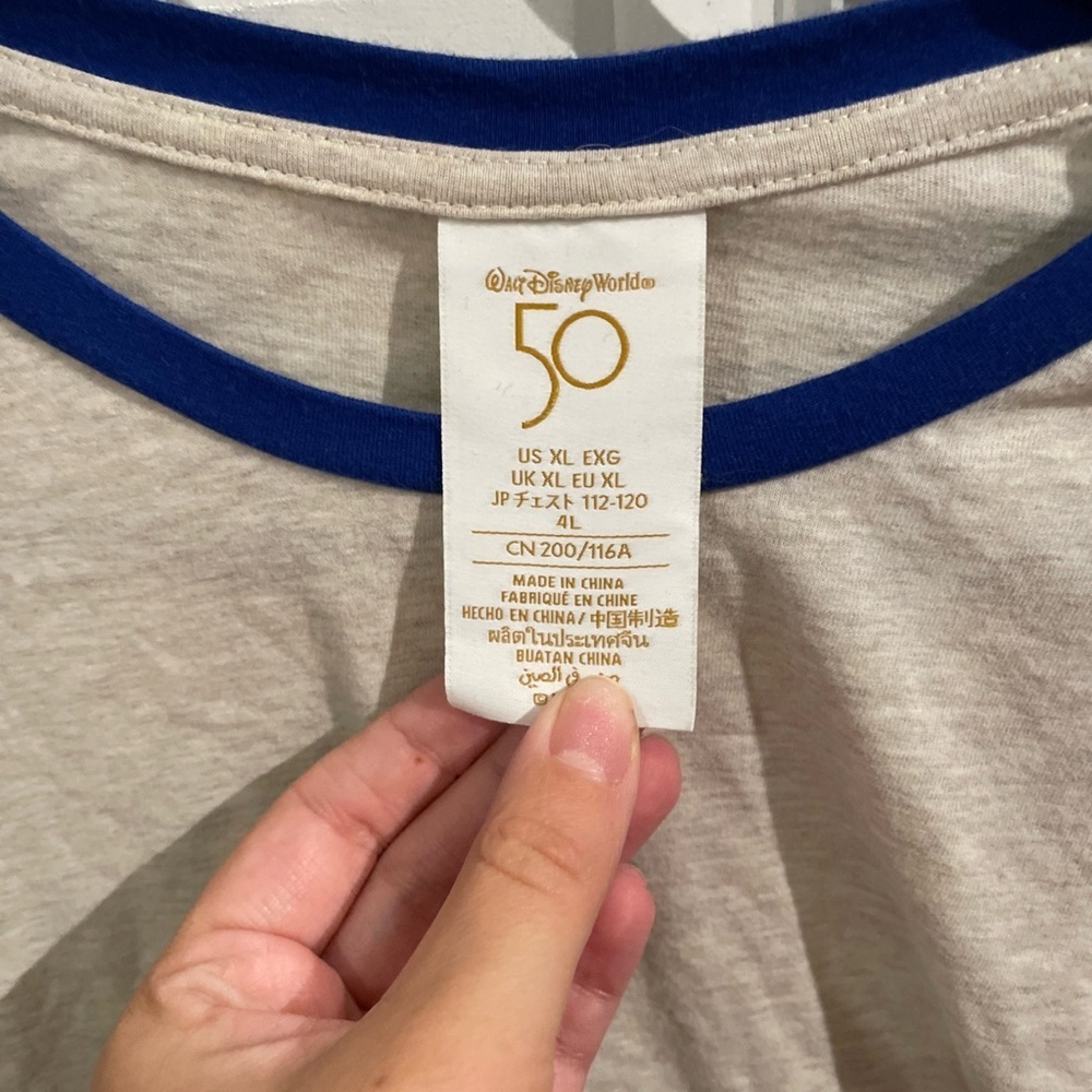 Disney White and Blue Short Sleeve Tee - Picture 2 of 4